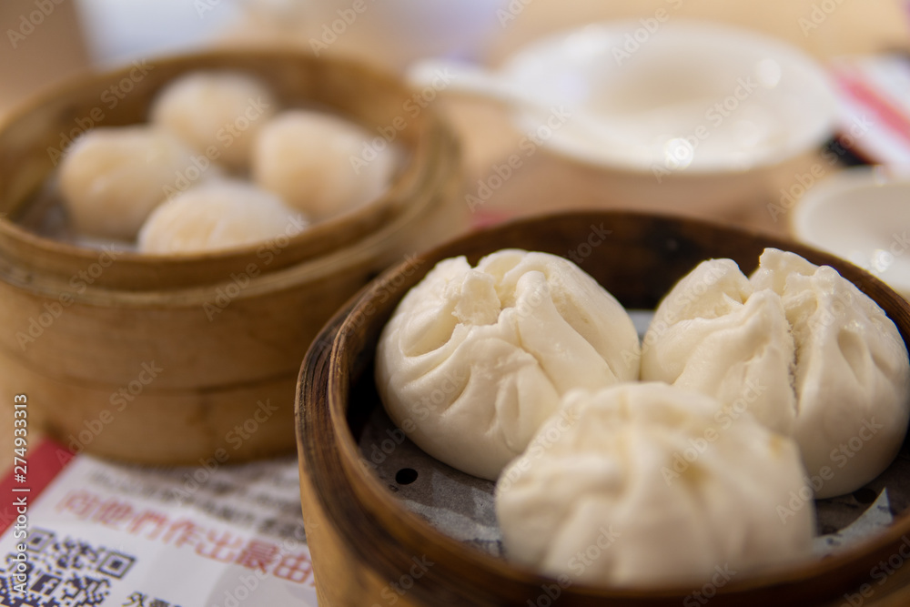 Fototapeta premium Dim Sum- local food in Hong Kong