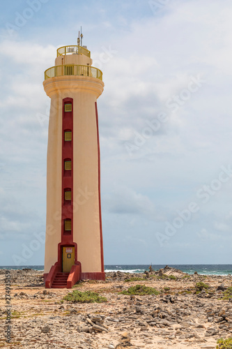 Bonaire, Leuchtturm in der Nähe der Sklavenhütten. photo