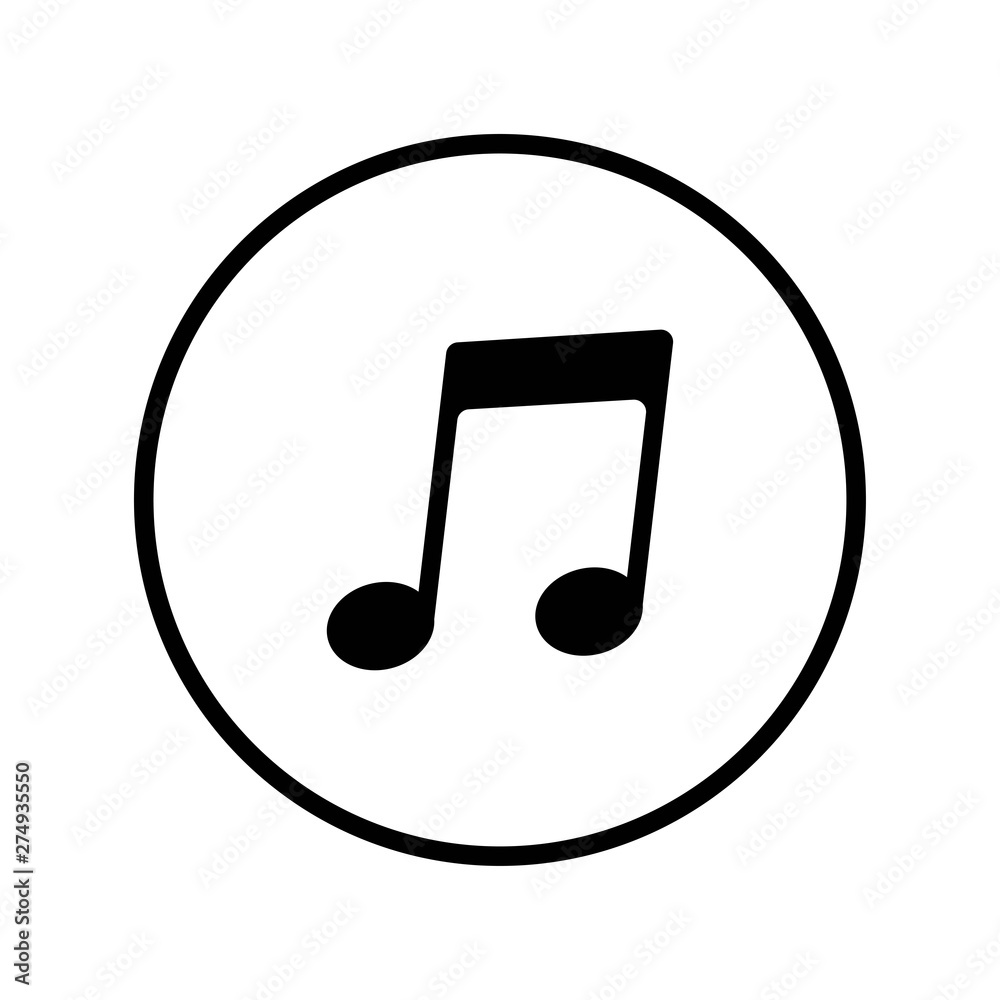 Music notes, song, melody and tune vector Music notes, song, melody and tune vector