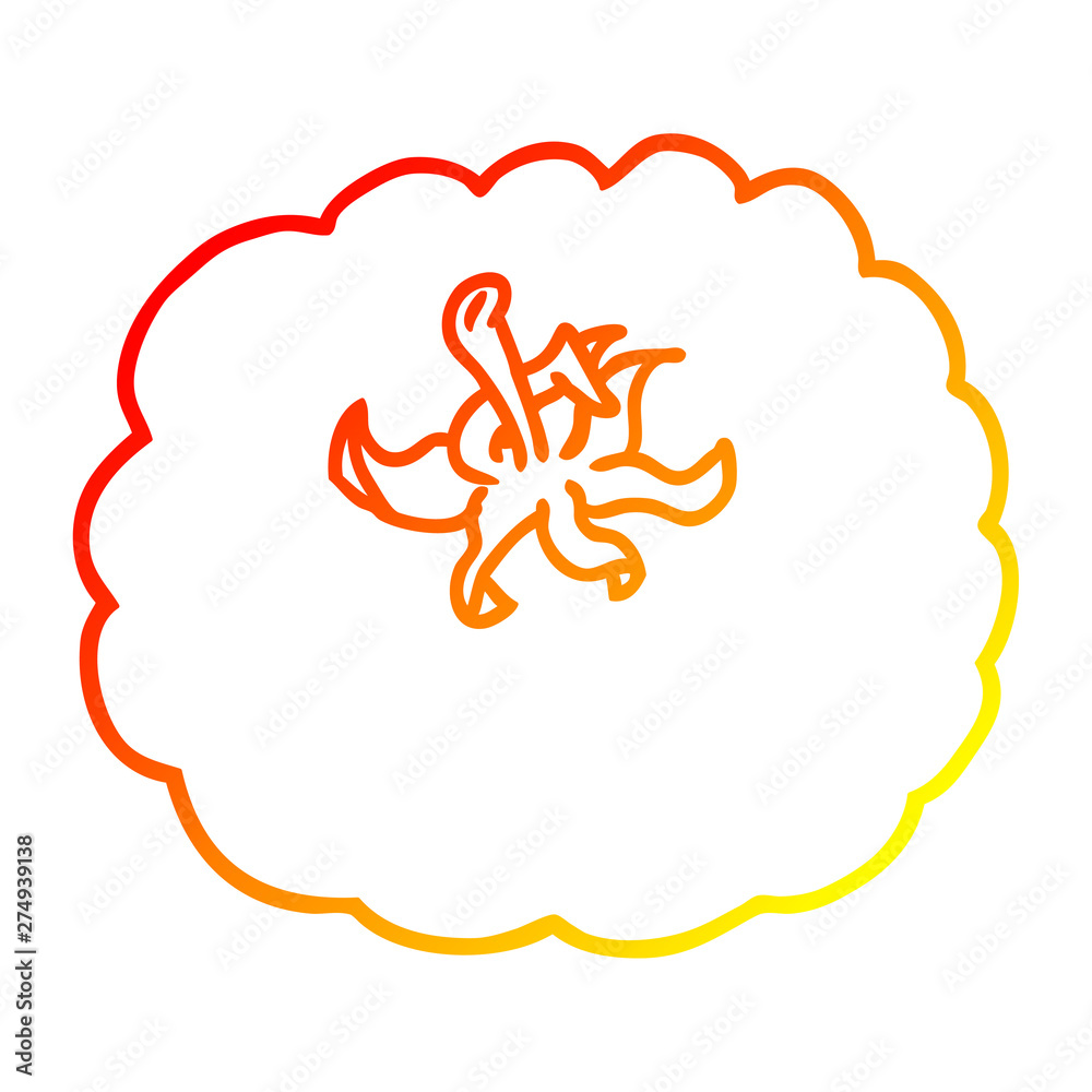 warm gradient line drawing cartoon tomato warm gradient line drawing cartoon tomato