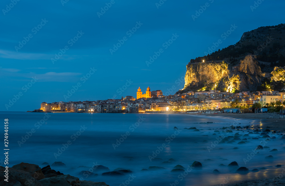 Cefalu, medieval village of Sicily island, Italy Cefalu, medieval village of Sicily island, Italy