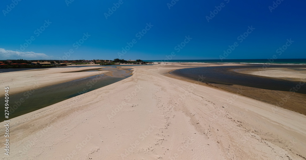 aerial beach landscape Águas Belas, Ceará, Brazil aerial beach landscape Águas Belas, Ceará, Brazil