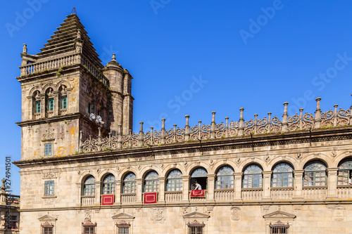 Santiago de Compostela, Spain. Facade of the Cathedral Museum