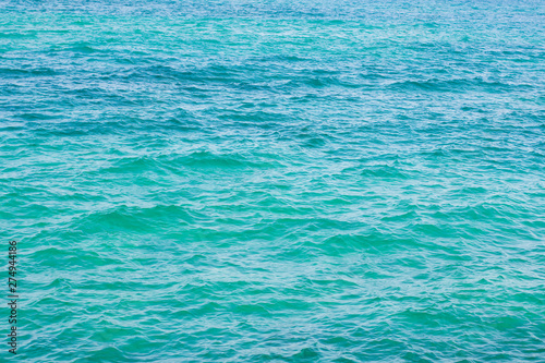 soft aquamarine color wavy ocean water surface background  © Артём Князь