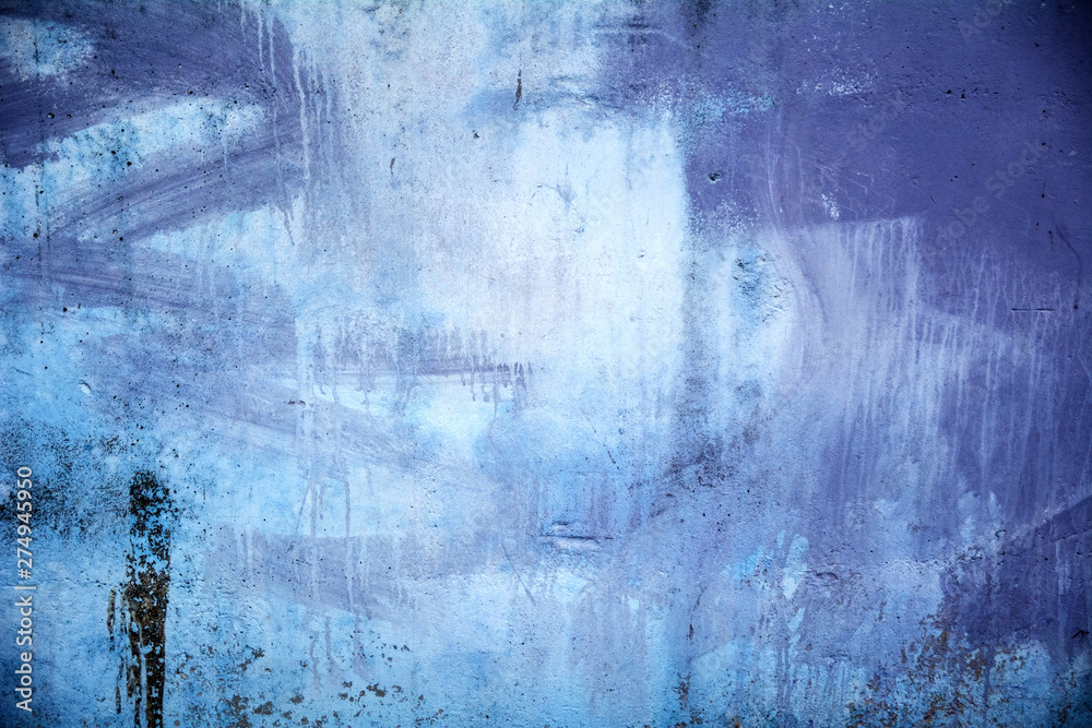 background texture concrete blue old wall