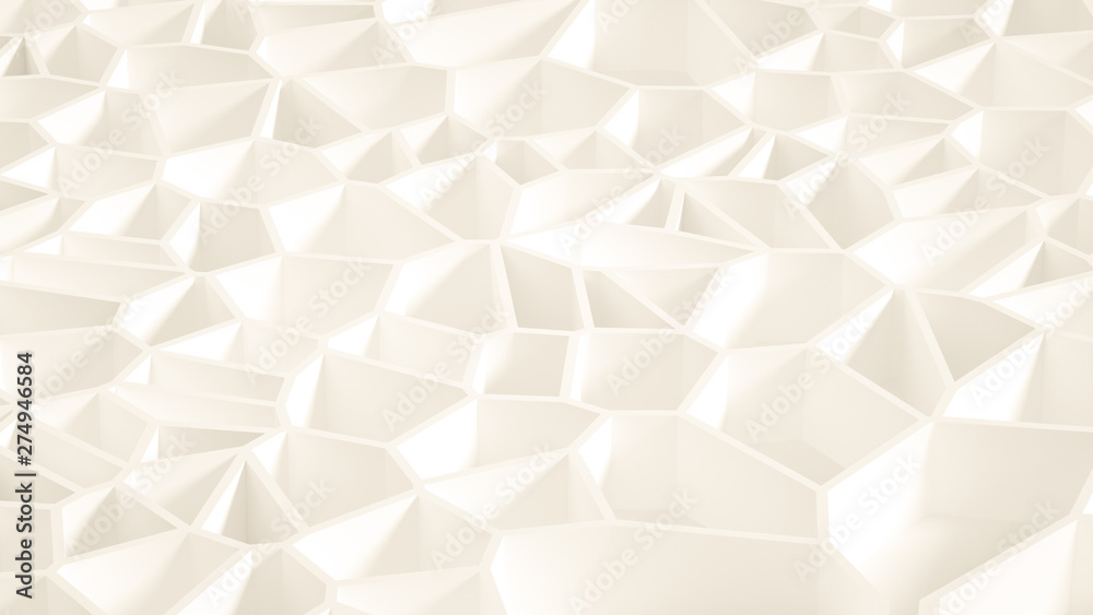 Fototapeta premium Abstract stone texture white background. 3d illustration, 3d rendering.