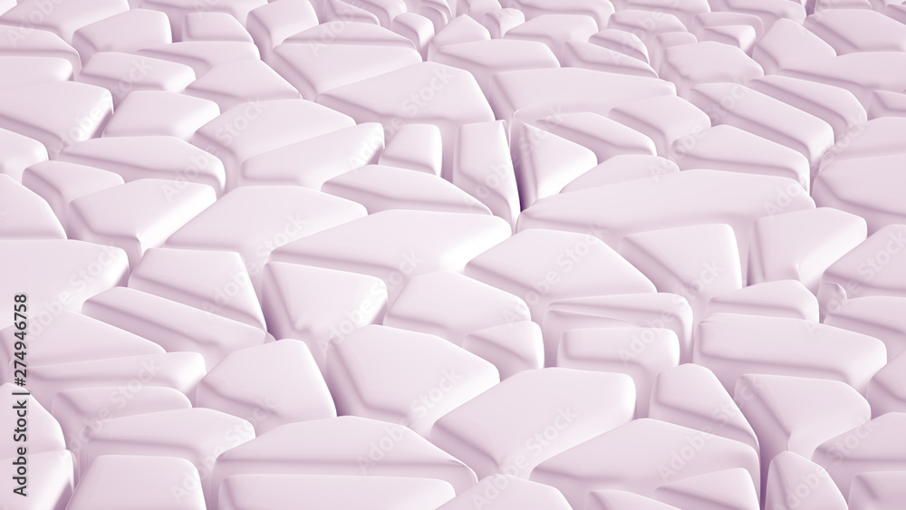 Obraz premium Abstract stone texture white background. 3d illustration, 3d rendering.