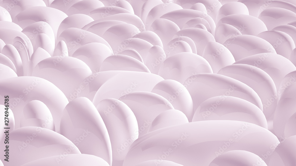 Obraz premium Abstract stone texture white background. 3d illustration, 3d rendering.