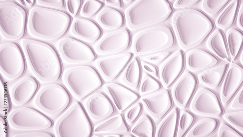 Abstract stone texture white background. 3d illustration  3d rendering.