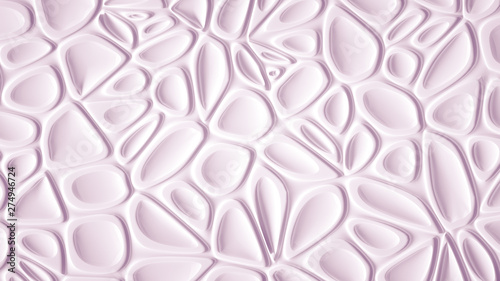 Abstract stone texture white background. 3d illustration  3d rendering.