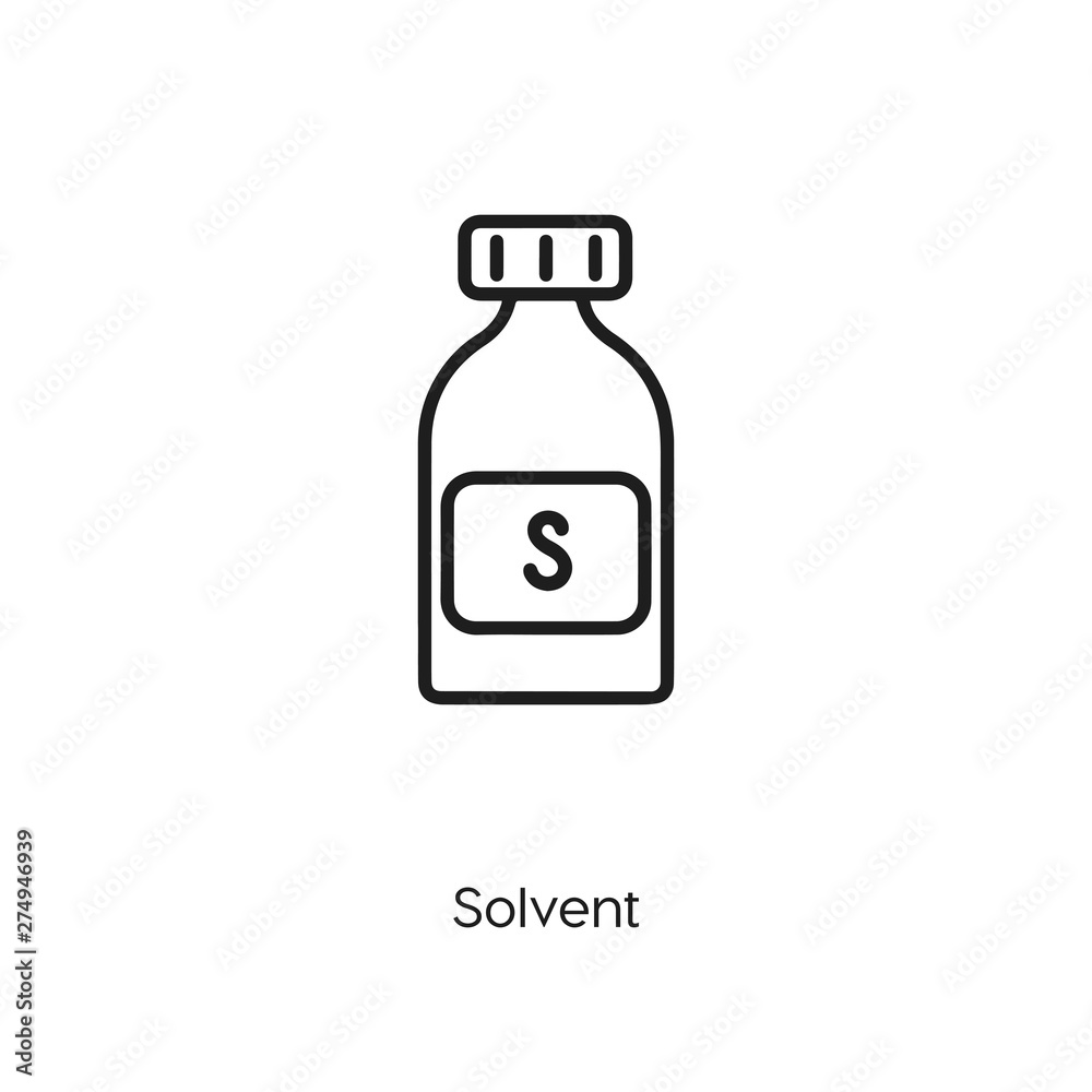 solvent icon vector symbol