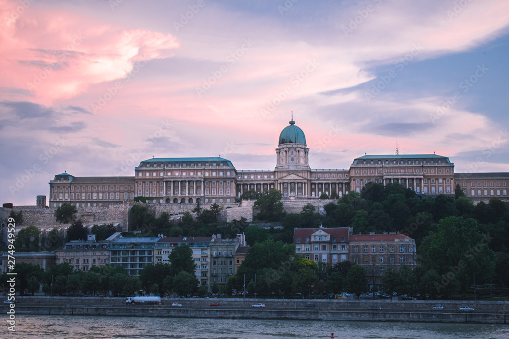 Budapest Castle Sunset