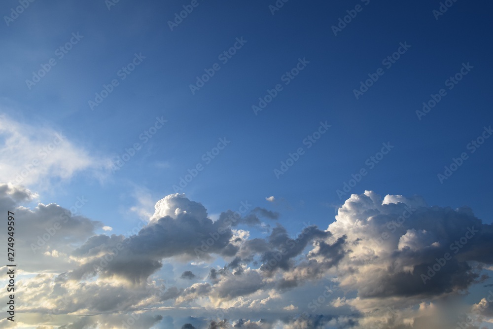 Wolkenhimmel als Hintergrund