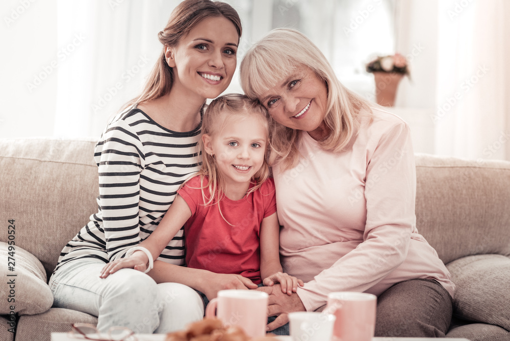 Amazing smiling family having great time together Amazing smiling family having great time together