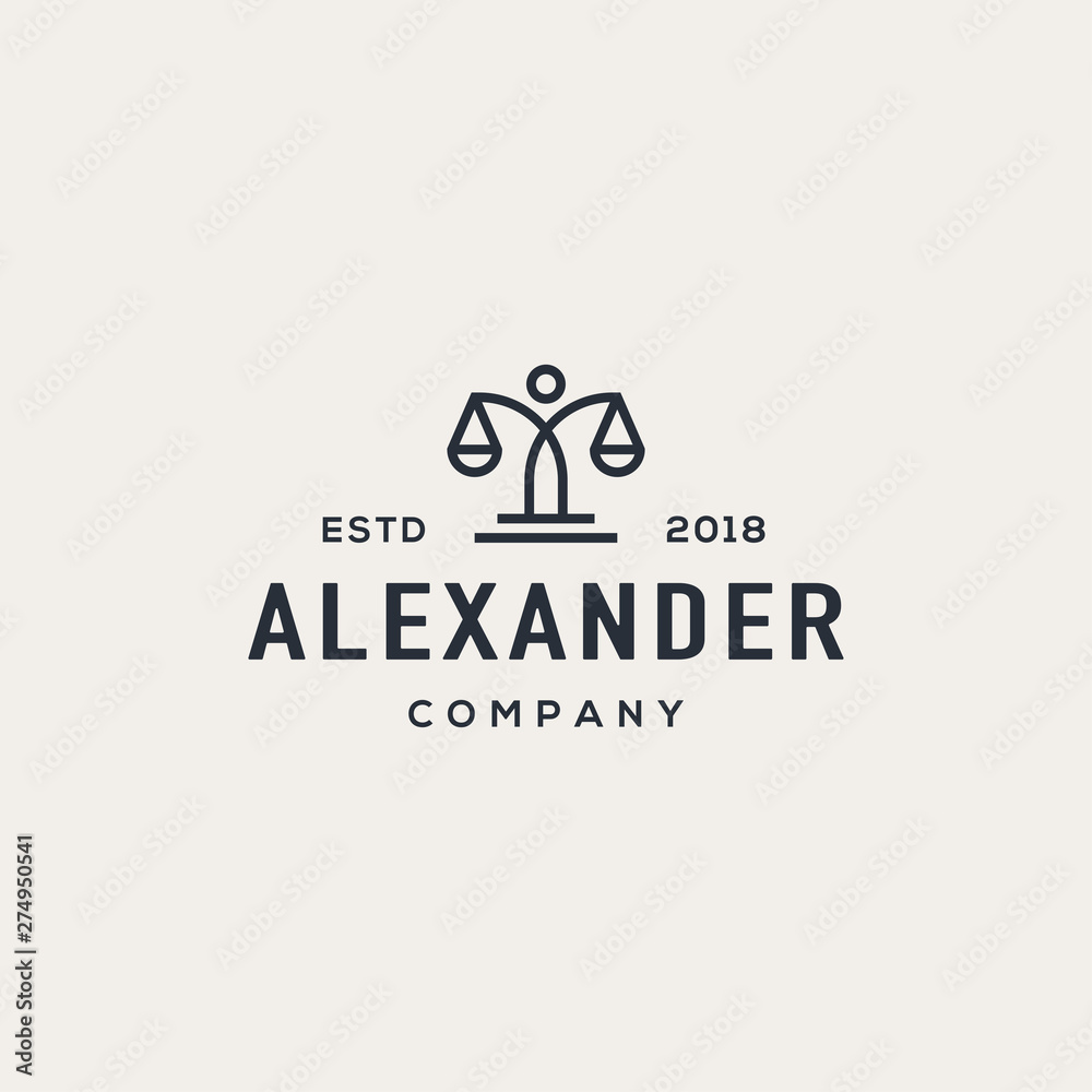 Justice logo design. Universal law firm logo. Justice logo design. Universal law firm logo.