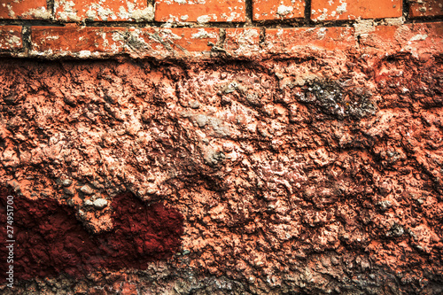 background texture concrete brown old wall