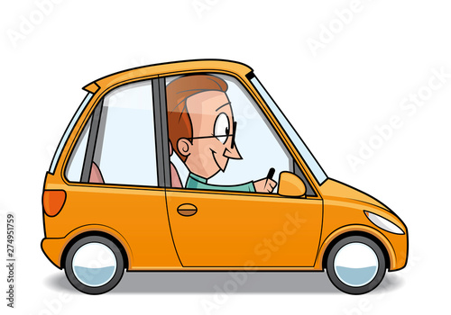 Driving the car