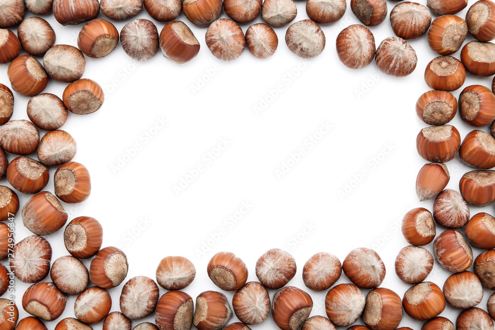 custom made wallpaper toronto digitalHazelnuts isolated on white background