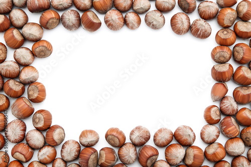 Wallpaper Mural Hazelnuts isolated on white background Torontodigital.ca