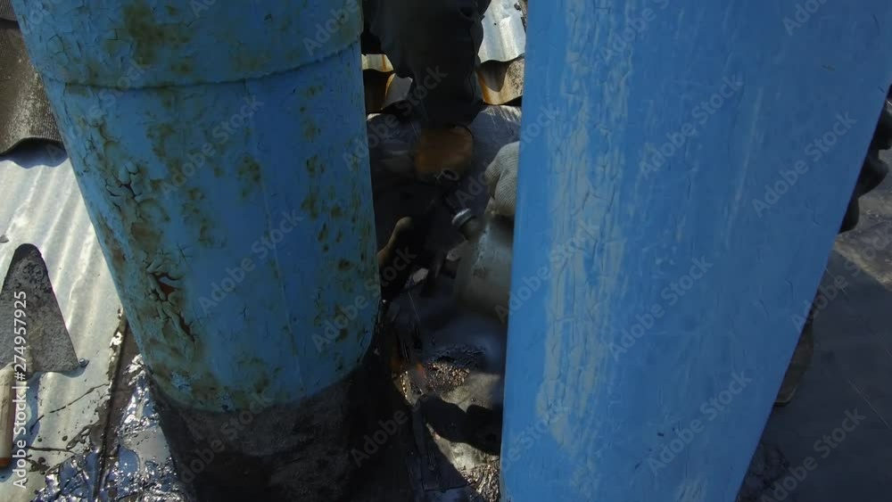 custom made wallpaper toronto digitalRoof repair in the chimney area using a blowtorch.