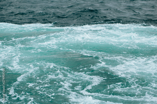 abstract background - water flows in the river or sea