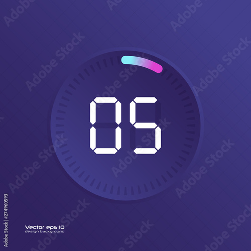 Stopwatch vector icon