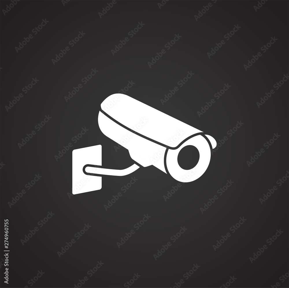 CCTV related icon on background for graphic and web design. Simple illustration. Internet concept symbol for website button or mobile app. CCTV related icon on background for graphic and web design. Simple illustration. Internet concept symbol for website button or mobile app.