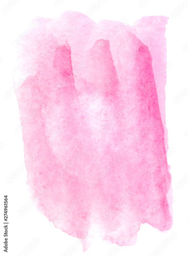 watercolor stain of pink paint watercolor stain of pink paint