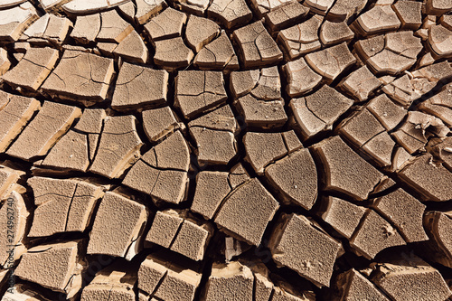 desert. beautiful cracks in the ground. texture