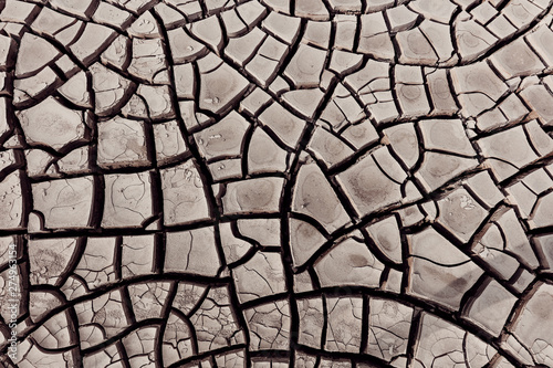desert. beautiful cracks in the ground. texture