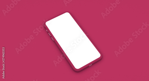 Gadget template for presentations, Trendy smartphone mockups (ID: 274963353)