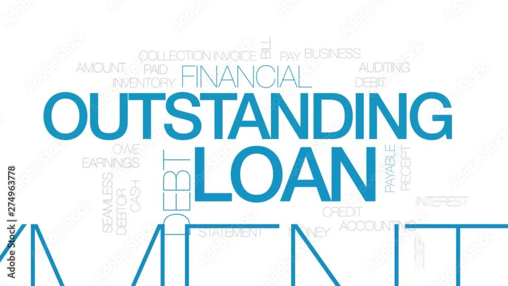 Outstanding loan animated word cloud. Kinetic typography. Outstanding loan animated word cloud. Kinetic typography.