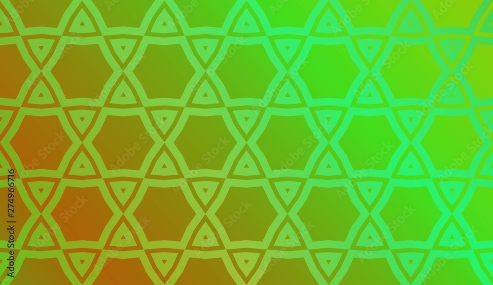 Fototapeta premium Vector Pattern In Geometric Style with smooth multicolored colorful gradient background. Triangles, Lines. Modern Elegant Background. For Your Design