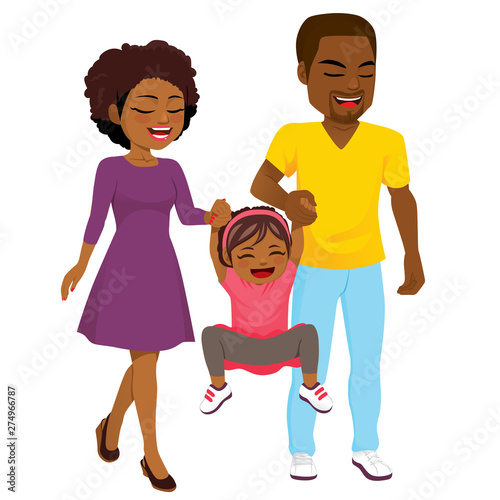 Happy young African America...