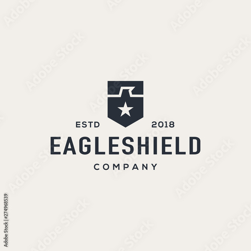 Eagle logo design concept. Universal eagle logo.