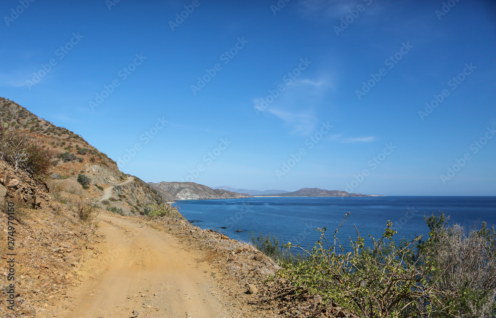The beautiful beach along the East Cape of the Baja near Punta Pescadero. The beautiful beach along the East Cape of the Baja near Punta Pescadero.