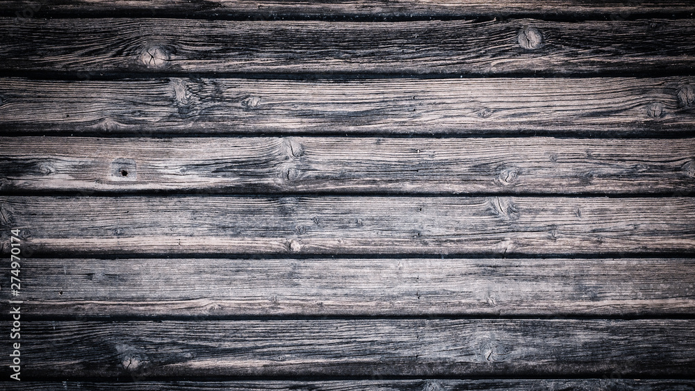 Holztextur Hintergrund längs shabby vintage rustikal braun