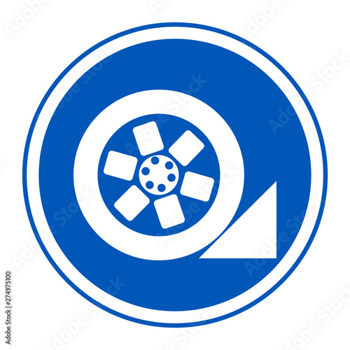 PPE Icon.Use Stopper Symbol Isolate On White Background,Vector Illustration EPS.10