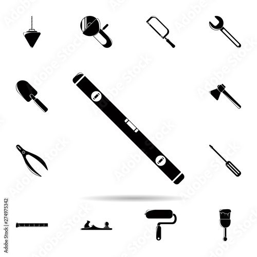 Building level meter icon. Universal set of construction tools for website design and development, app development