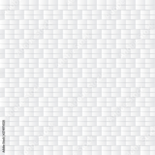 White abstract polygonal background. Vector