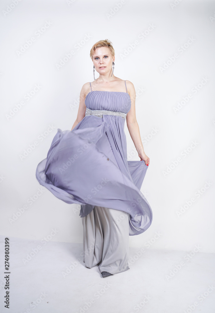 elegant woman with plus size body in evening dress elegant woman with plus size body in evening dress