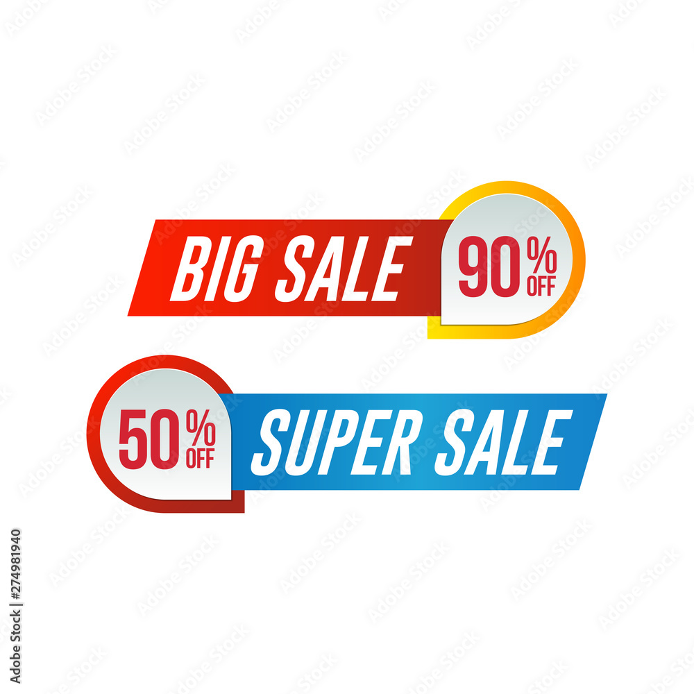 Sale banner template design, Big Sale, Super Sale Sale banner template design, Big Sale, Super Sale