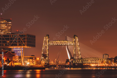 Obraz na płótnie Rotterdam, Netherlands w salonie