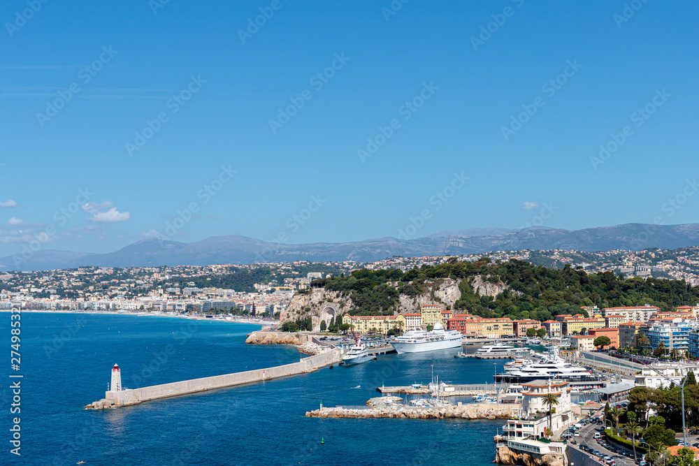 view of port of Nice