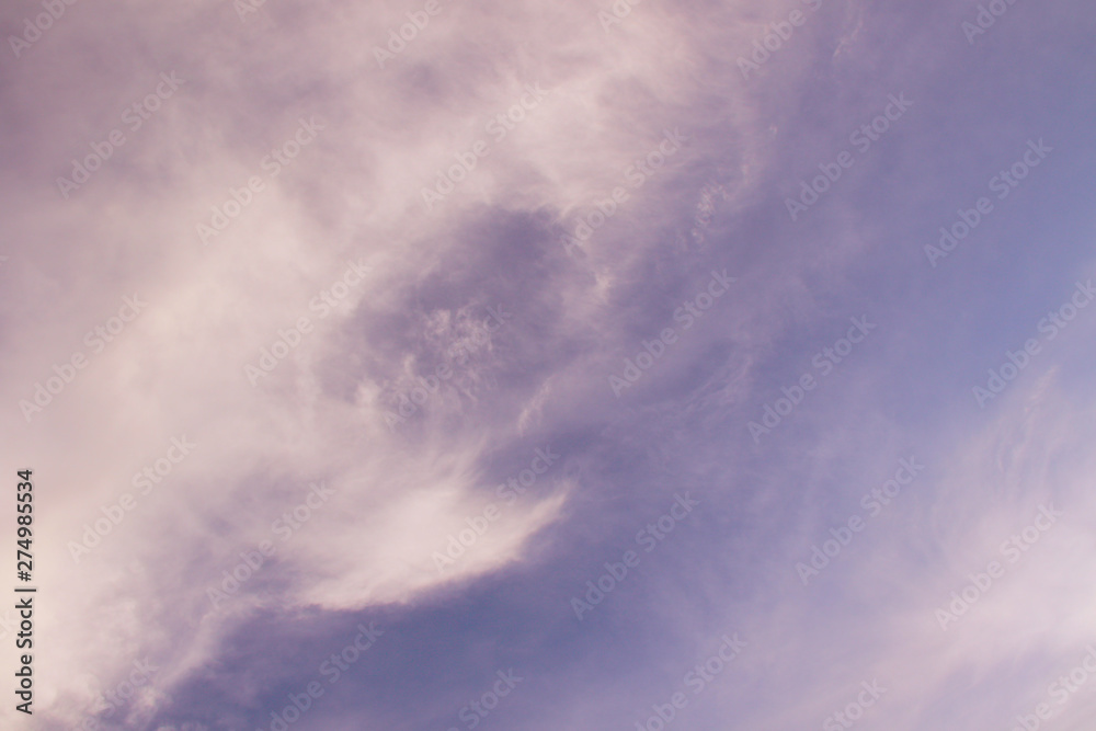 abstract pastel pink purple cloudscape