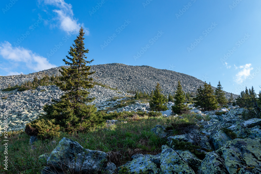 Obraz premium fantastic mountain landscape on a summer day