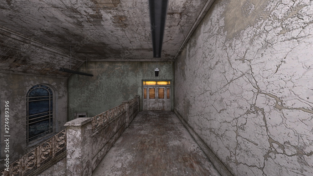 Obraz premium 廃墟