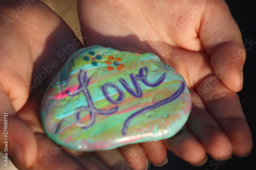 love rock found in park