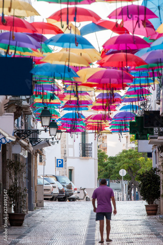 umbrellas street decoration © Mauro Rodrigues