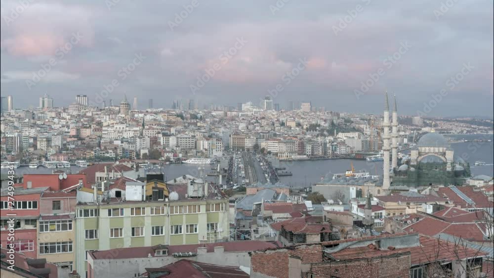 Time Lapse: Bridge Over Istanbul Bay From Day to Night - Istanbul, Turkey Time Lapse: Bridge Over Istanbul Bay From Day to Night - Istanbul, Turkey